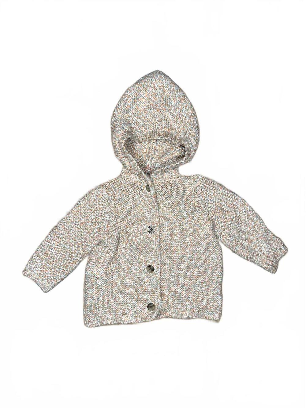 Old Navy Baby Hooded Knit Cardigan Sweater 6-12M